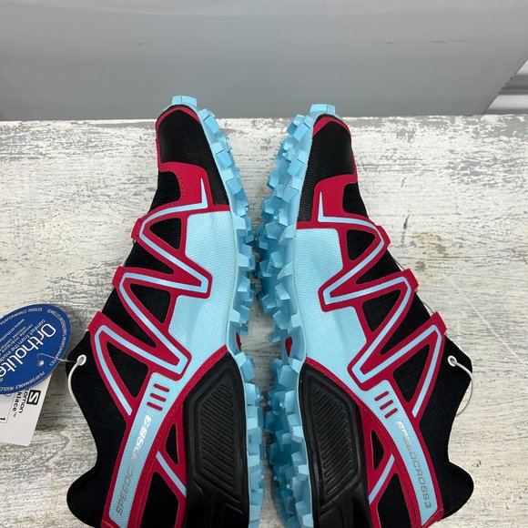Salomon Speedcross 3CS Women: Conquer Trails with Elegance in Black/Lotus Pink - Picture 7 of 9